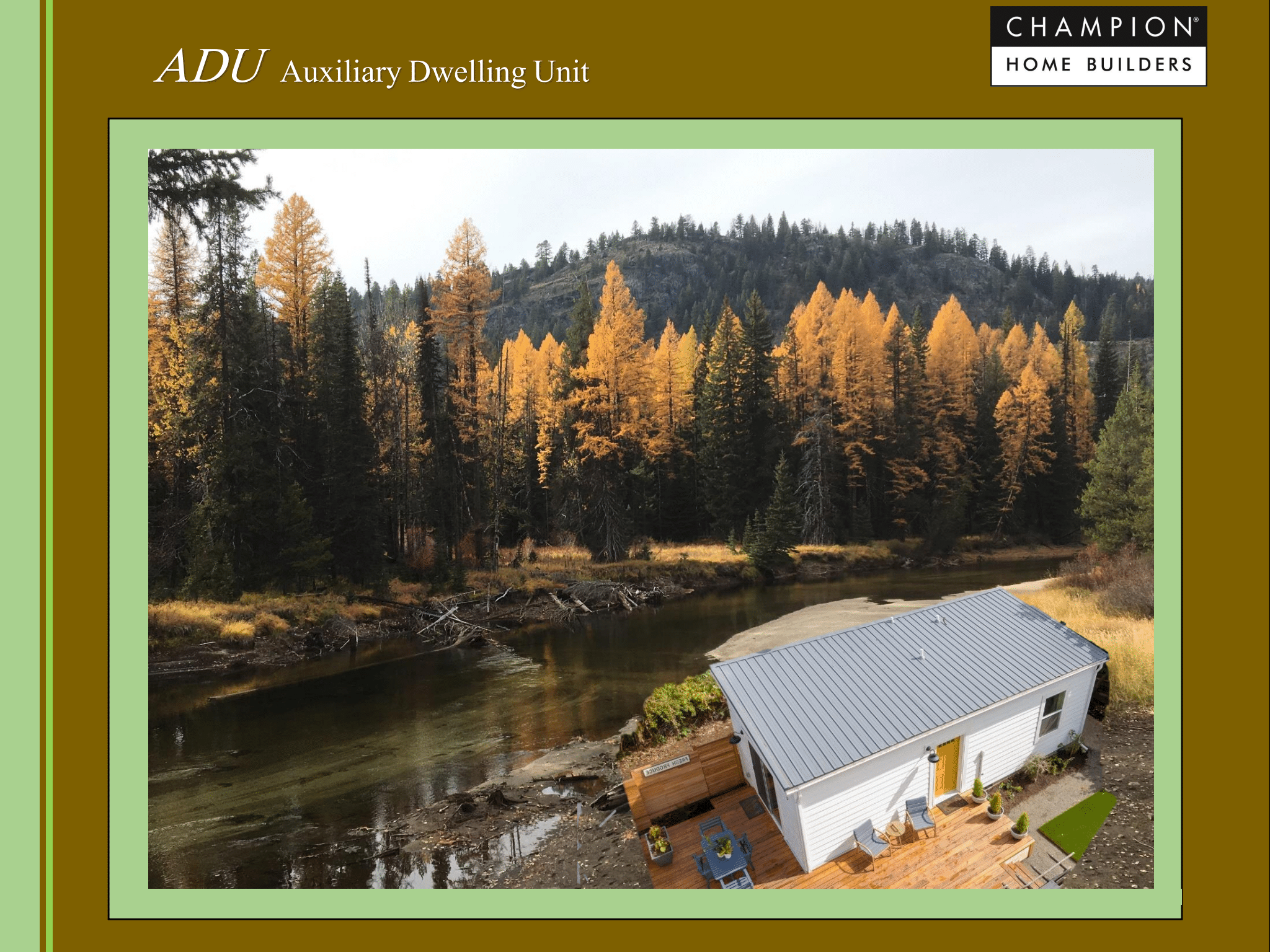 Champion ADU Brochure Cover